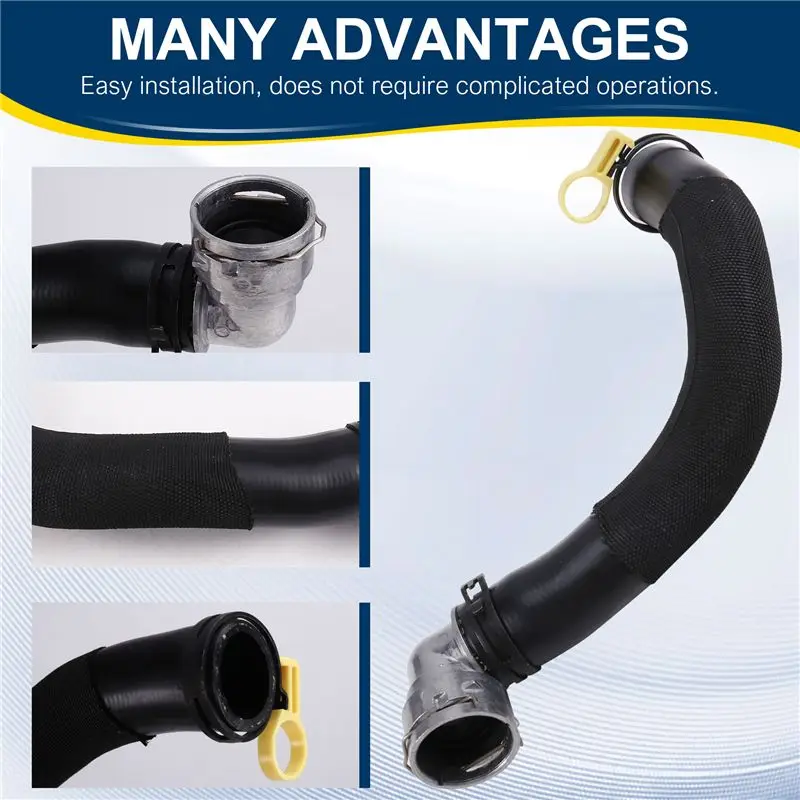 Upper Radiator Coolant Hose For Land Rover Discovery LR4 Range Rover Sport 3.0L TDV6 LR043326 LR095544