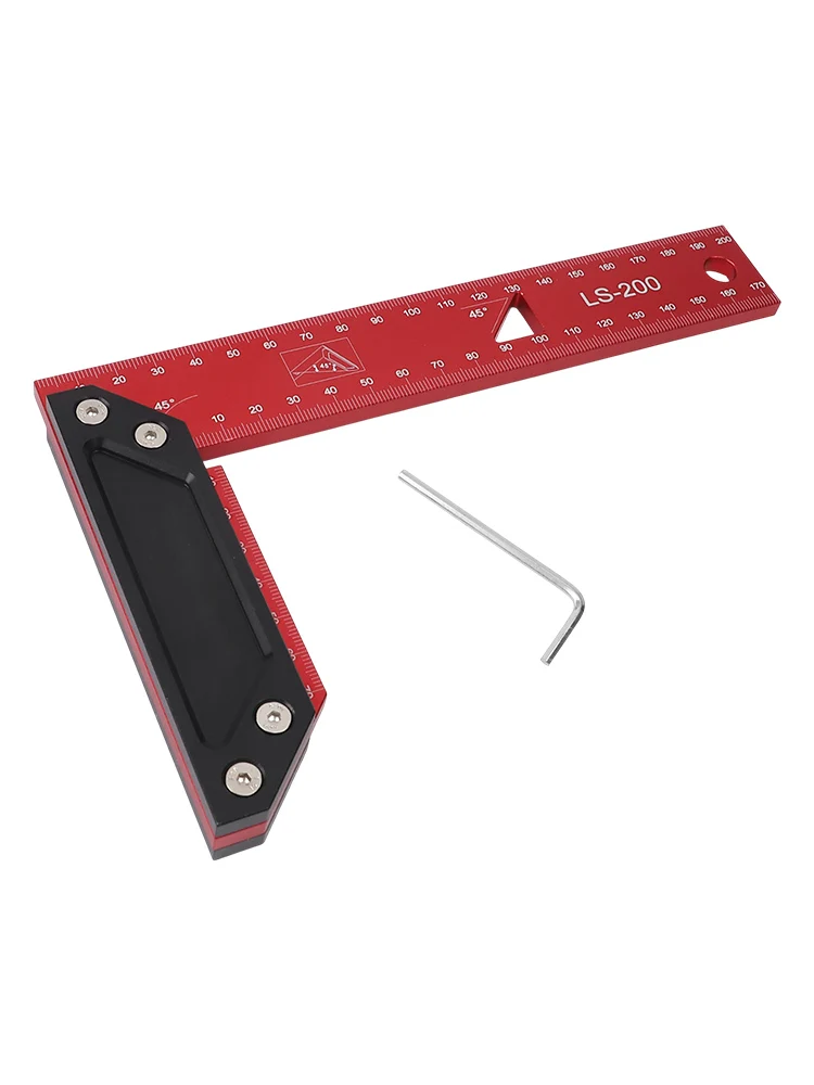 Crafting Projects Multi-Angle Ruler Precision Measuring Tool Verticality And Parallelism Gauge Framing Square 200mm