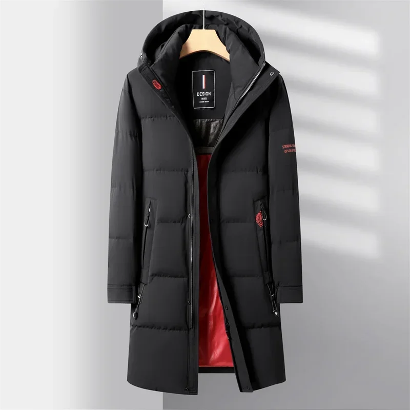 Designer Male Winter Brand Long Down Jacket Man 2024 Winter Jacket for Men Casual Man Sack Men's Cold Clothing Mens Coat