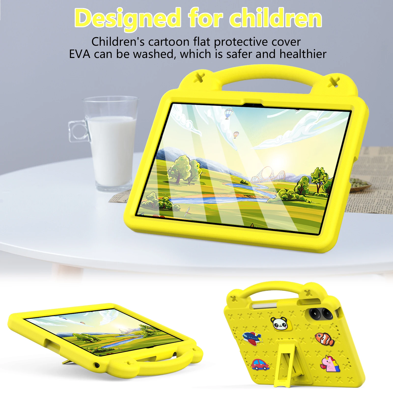 حافظة لهاتف Xiaomi Redmi Pad 2 Pro 12.1 بوصة 2025 غطاء لوحي EVA Bear لهاتف Redmi Pad Pro 12.1 بوصة غطاء حماية مقاوم للصدمات