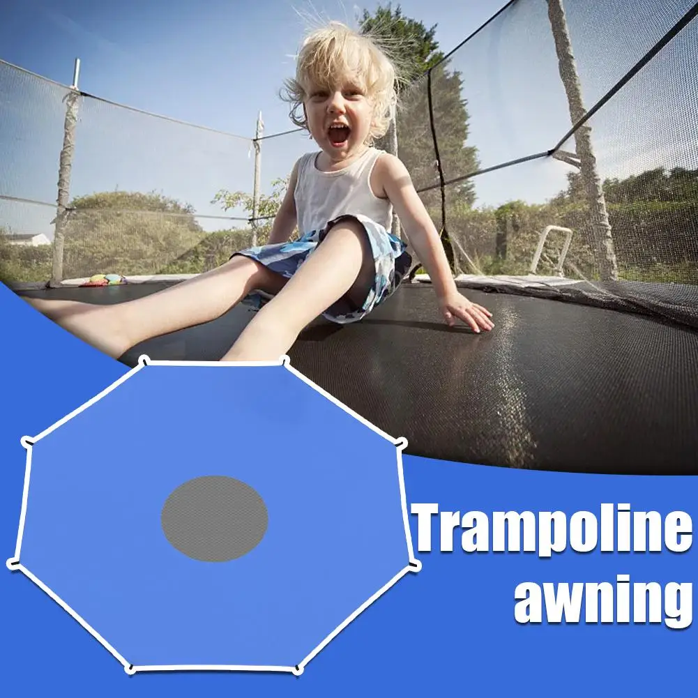 Trampoline Shade Cover Oxford Cloth Waterproof Anti-UV Trampoline Sunshade Trampoline Protection Cover Accessories For Children