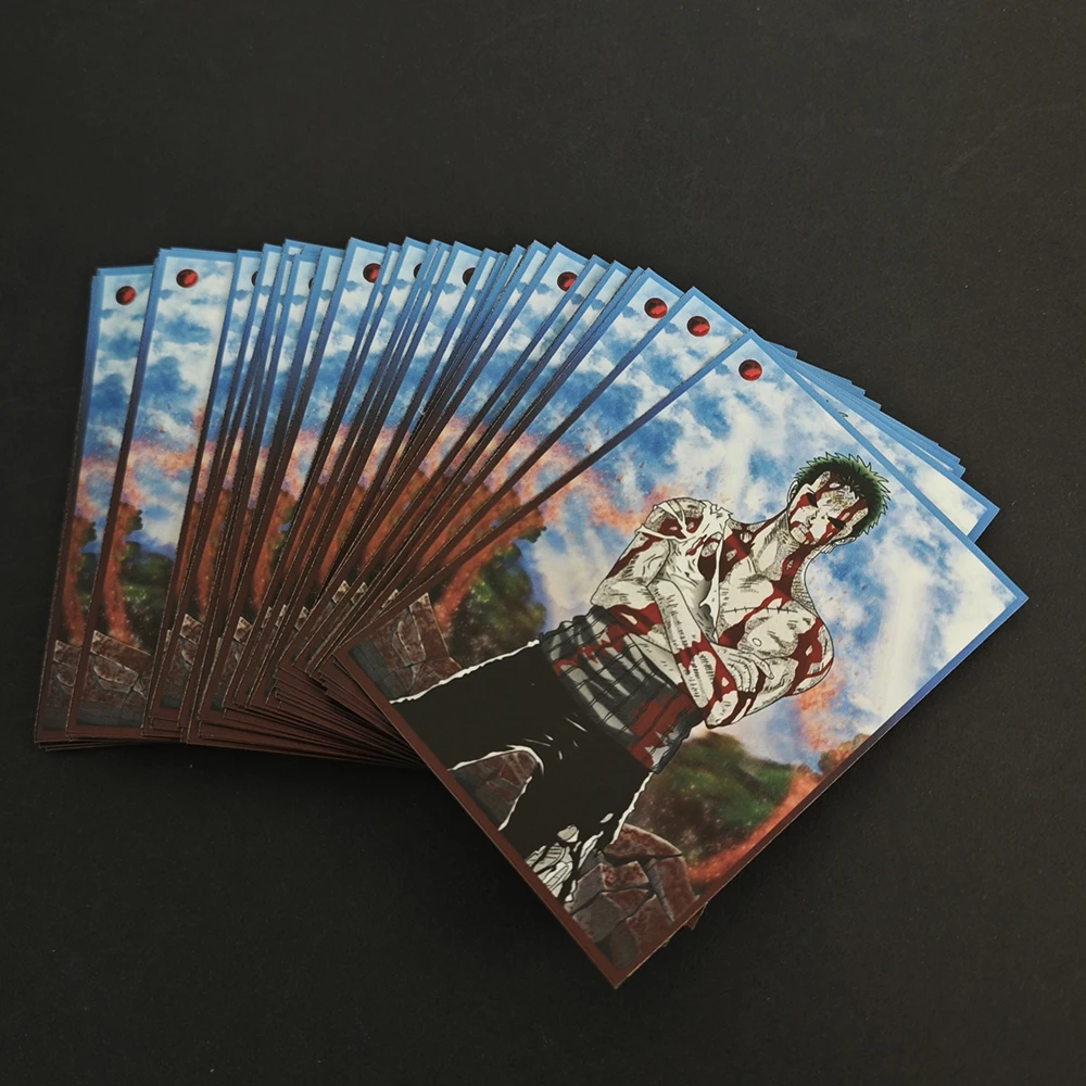 60pcs Card Sleeves 65x 90mm Compatible with YGO/ Magical/TCG/Trading Cards, Great Halloween Christmas Gift for Card Collectors