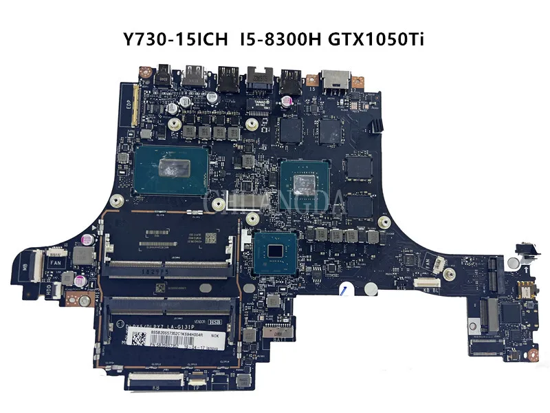 

For Lenovo Y730-15ICH Notebook Mainboard Laptop 5B20S56985 LA-G131P I5-8300H GTX1050Ti Motherboard Full Tested