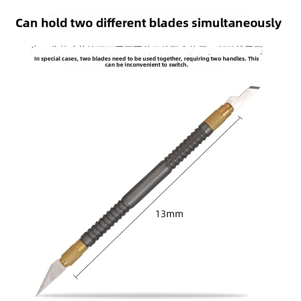 Processor Glue Scraper Multifunctional Aluminum Alloy Dual Ended Tool Handle With Anti-Slip Grip For Processor Chip Removal