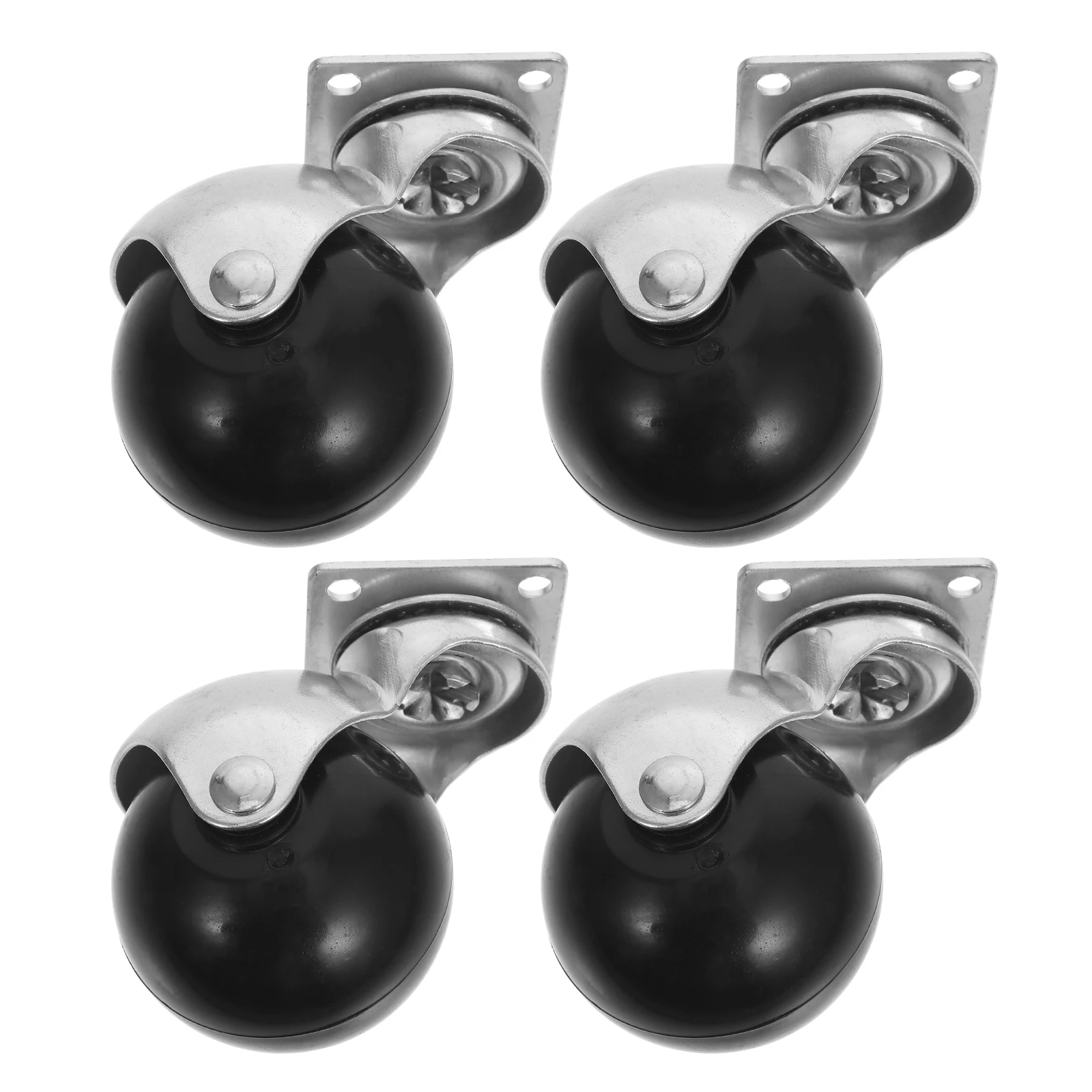 

4pcs Sofa Casters Furniture Wheels Office Chair Replacement Mute Ball Iron Durable Stable Floor Protection Easy Installation