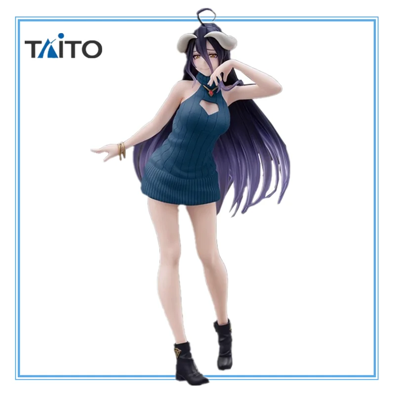 

В наличии Judai оригинальная фигурка Taito Coreful Overlord Albedo Knit Onepiece Ver ПВХ 20 см экшн-фигурка модель куклы игрушки подарки