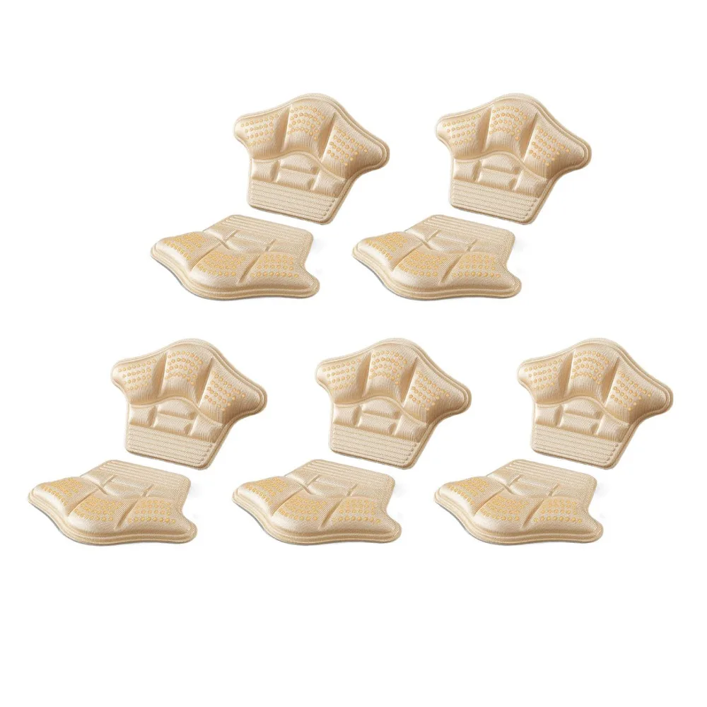 

5Pairs Adjustable 5/10mm Heel Stickers Heel Protectors Adjust Size Foot Heel Pads Anti-wear High Heel Cushion Shoes Accessories