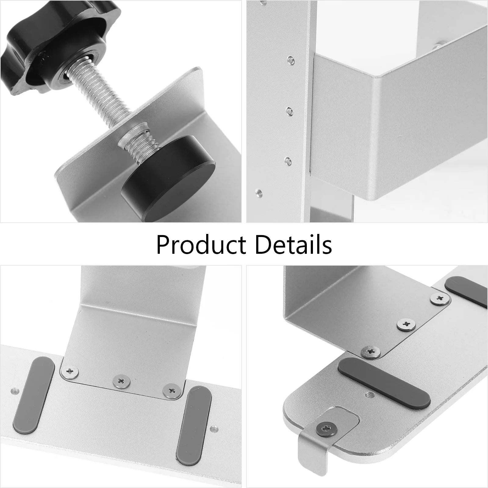 

Stainless Steel Aluminum Video Doorbell Mount Bracket for Inward Opening Doors Left Right Security Screw Design Silver
