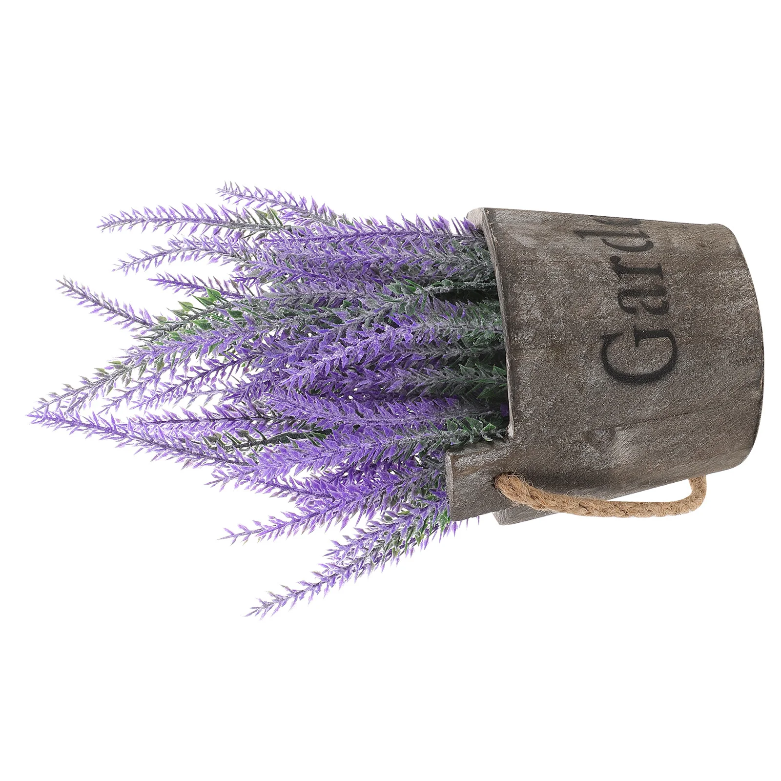 

Artificial Lavender Potted Plant Realistic Fake Plant Decor for Home Office Bathroom Wedding Indoor Outdoor Use
