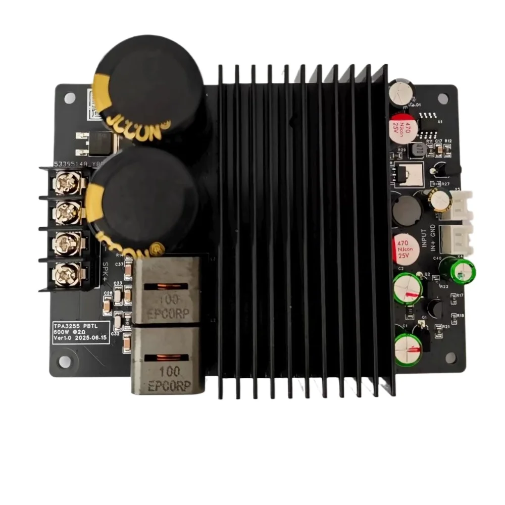 TPA3255 HIFI Classe D Scheda amplificatore di potenza parallelo 600W Amplificatore audio mono PBTL DC18V-53V