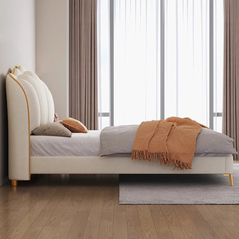 Moderne Luxus Bett Mädchen Design Europäischen Einfache Schönheit Prinzessin Bett Schlafen Lagerung King Size Muebles Lounge Suite Möbel