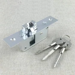 Invisible/Mortise lock,Pull gate Hook lock,Alloy lock body,For Framed glass door,strong, durable,Door hardware