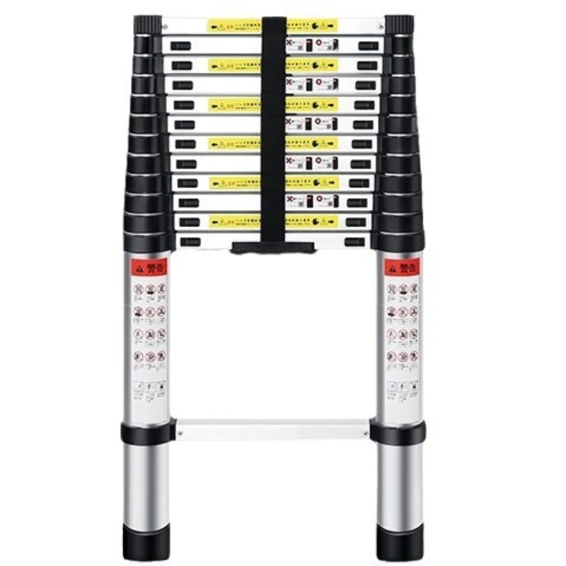 

Manufacturer direct supply portable engineering ladder home multi-functional folding straight ladder thickened aluminum