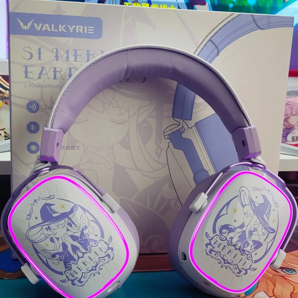 VALKYRIE VK S1 سماعات ثلاثية الوضع بلوتوث لاسلكية منخفضة الكمون ألعاب سماعات HiFi ملحقات الألعاب 50 مللي متر ديناميكية كبيرة #6