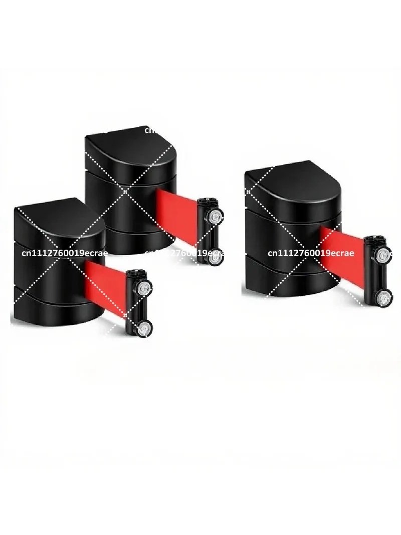Retractable Belt Barrier Wall Mounted Crowd Control Queuing Rope with ABS Housing for Access Management