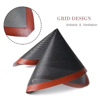 Prémiová nepřilnavá silikonová pečící podložka na pečicí vložku do trouby na chléb, perforovaná napařovací síťovaná podložka, plech na sušenky v plné velikosti 10 nejlepší prodej silikonová napařovací podložka - №6