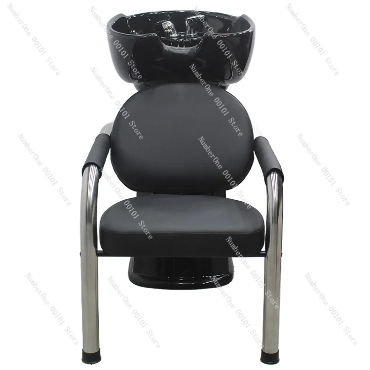Shampoo bed semi-lying shampoo bed special semi-lying flush bed