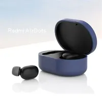 Silicone Case For Xiaomi Redmi Airdots 1/2 Cover Protective Earphone Case Headphones Cases Protective Charging Box Bag