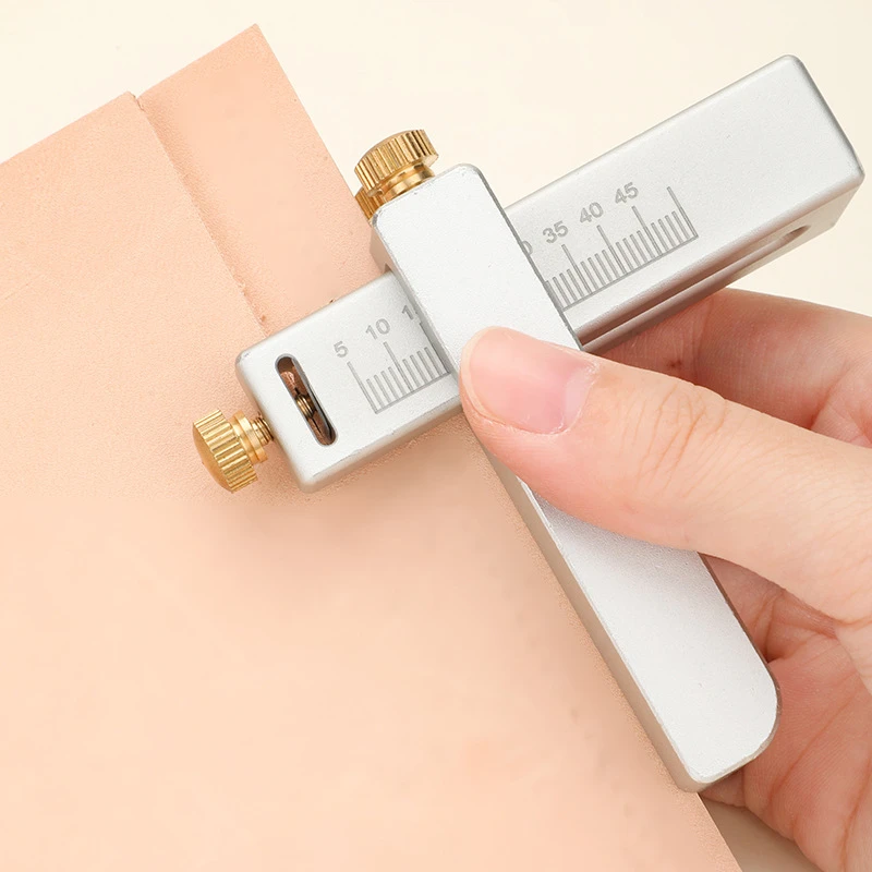 

Leather Strap Cutter, Aluminium Alloy Leather Strip Cutting Machine, Adjustable Leather Belt Cutter Tool for DIY Leathercraft