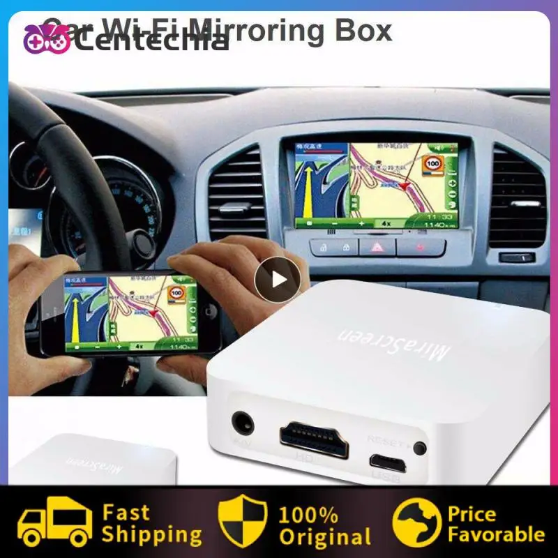 

MiraScreen X7 Car Multimedia Display Device Dongle WiFi 1080P Mirror Box Airplay Cables Adapters Sockets Car Electronics