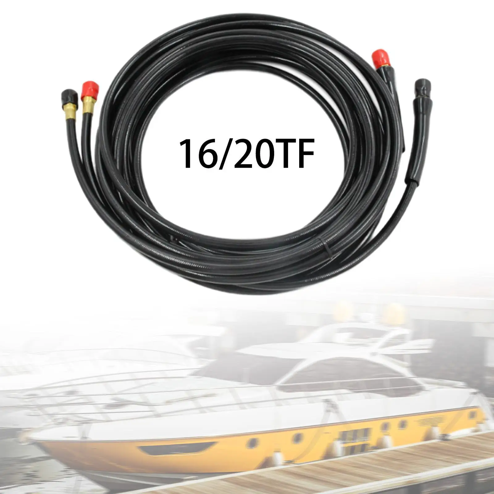 

2Pcs Outboard Hoses Spare Part Portable Upgrade Professional No Cutting Needed HO5102 Stable Boat Hose Outboard Steering System