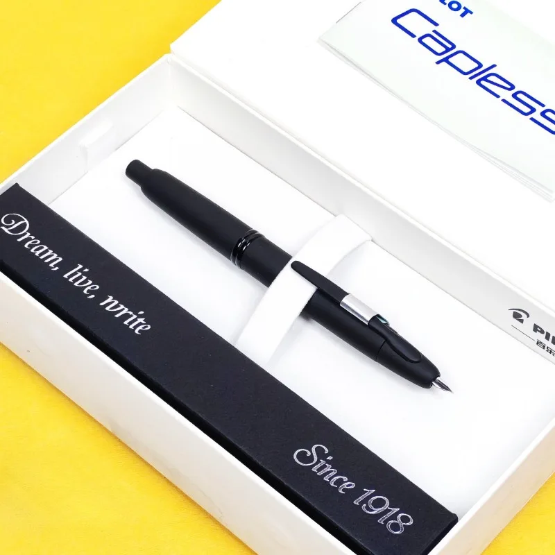 2027 PILOT 78g 17g Hooded Nib Fountain Pens Capless F/M 0.5/0.7 Nib Ink Pen High Quality Writing Smooth Beginners Artists Gifts