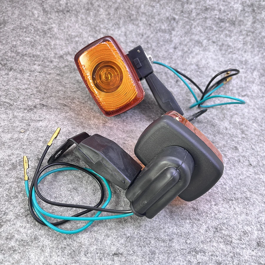 Yecnecty 2X Motorcycle Turn Signal Light Front Rear Motorbike Indicator Lamp For Yamaha TTR250 KLX250 XR250 XT225 Deer 225