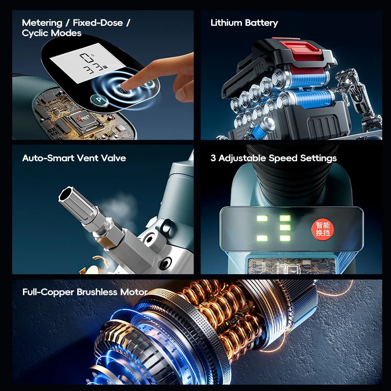 21V Lithium Battery Cordless G - огляд і ціна Power Tools Grease
