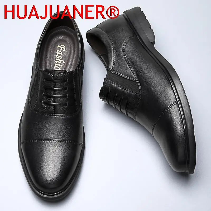 Mens Casual Shoes Genuine Leather Men Business High Quality Men's Oxford Shoes Luxury Brand Men Dress Shoes Italy Loafers Male