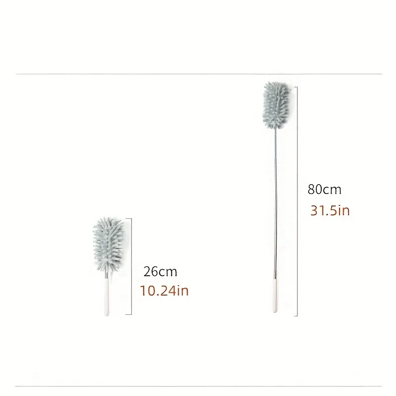 Adjustable Telescopic Dusting Brush Household Furniture Cleaning Tools Cleaning of Windows Kitchen Furniture Washable Reusable