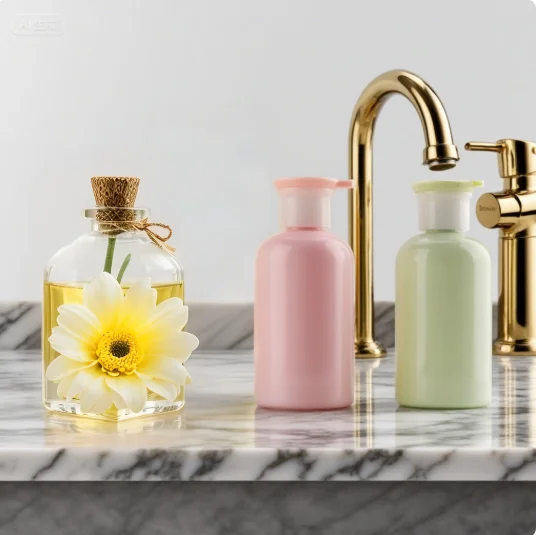 

300ml Bathroom Storage Box Empty Plastic Pump Lotion Shampoo Bottle High-End Cosmetics Refillable Bottles