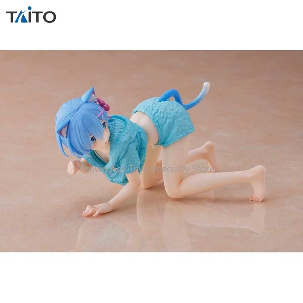 TAiTO Desktop Cute Rem Cat Room Wear ver. Re: ZERO - Starting Life in Another World 130mm Action Figure Model Trendy Toys Gifts