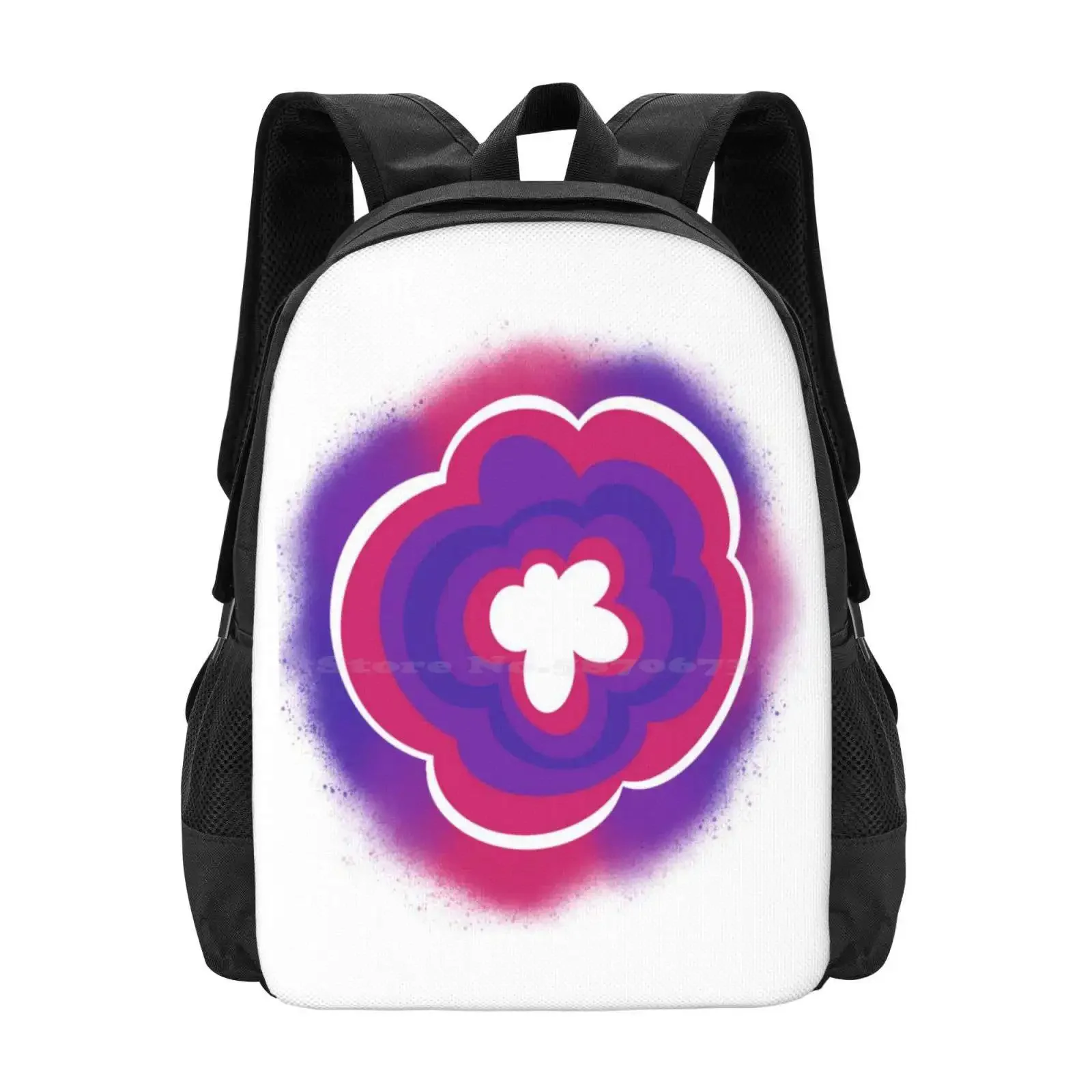 

Lgbtqia+ Pride Flower - Bi Pride Hot Sale Schoolbag Backpack Fashion Bags Lgbtqia Pride Parade Pride Month Pride Flag Bi Pride