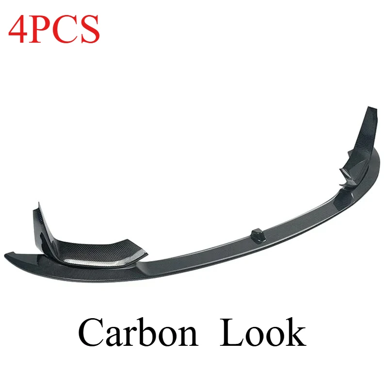 4 Stuks Voor Bmw M3 F80 M4 F82 F83 2015-2020 MP Stijl Auto Voorbumper Lip Splitter Side splitter Hoek Body Kit Accessoires Tuning