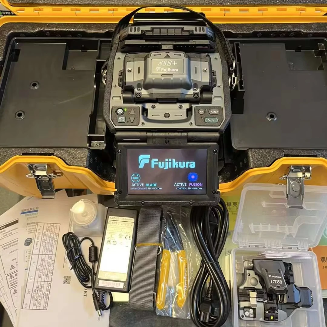 optical fiber fusion splicer made in japan fujikura splicing machine 88s+