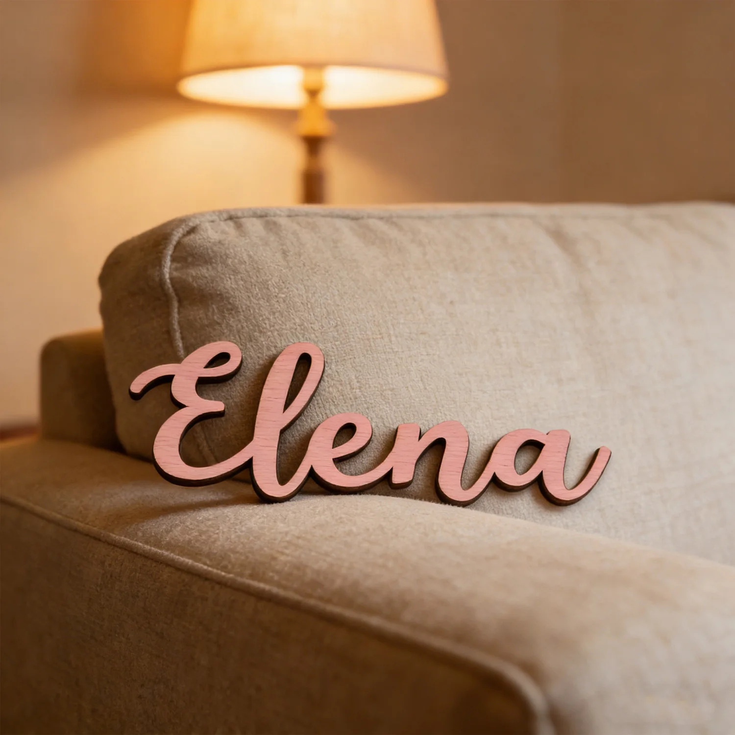 1 pieza de letrero de madera personalizado con nombre para habitación, contenido personalizado, sin necesidad de electricidad, decoración para habitación infantil, regalo de decoración para bautizo