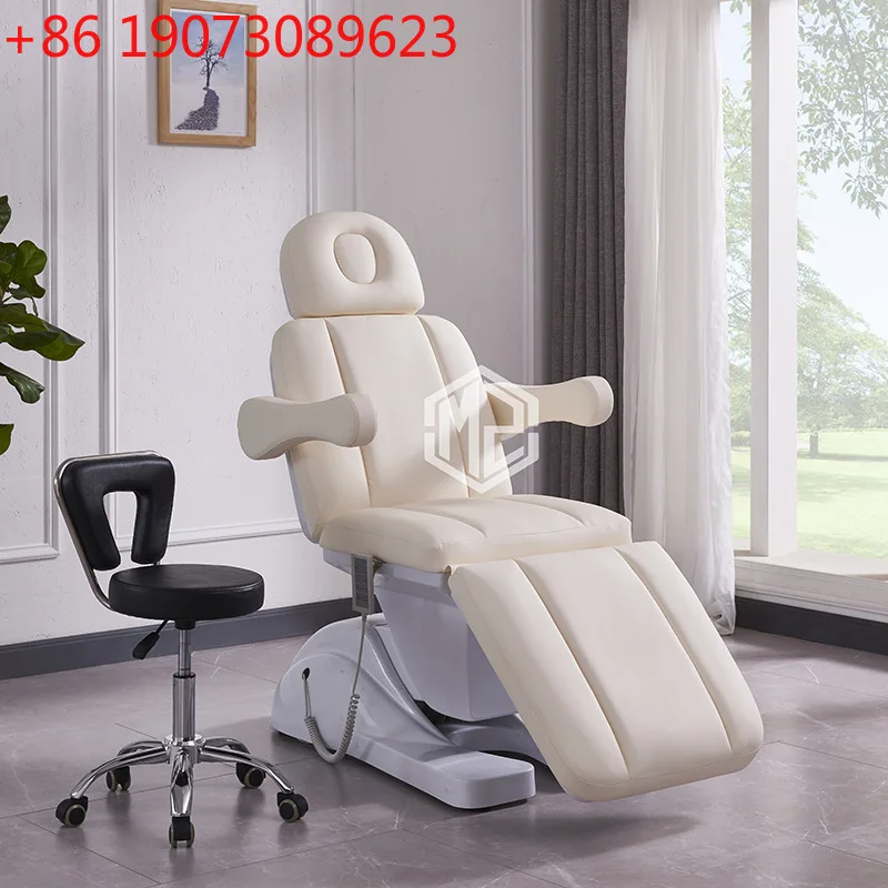 

Электрическая косметическая кровать, микропластиковая массажная складная подъемная кровать, кровать для лечения зубов