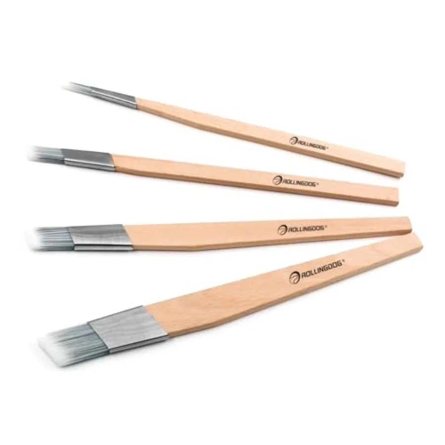 

Кисть для обрезки деталей. Кисть для обрезки деталей. Кисть для резки детальной работы. Набор из 4 штук. Идеально подходит для прецизионной живописи и гладкости.