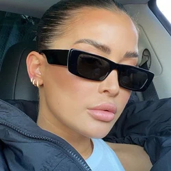 Square Vintage Sunglasses Women Men Rectangle Retro Sun Glasses Female Male Mirror Travel Punk Outdoor Shades Oculos De Sol