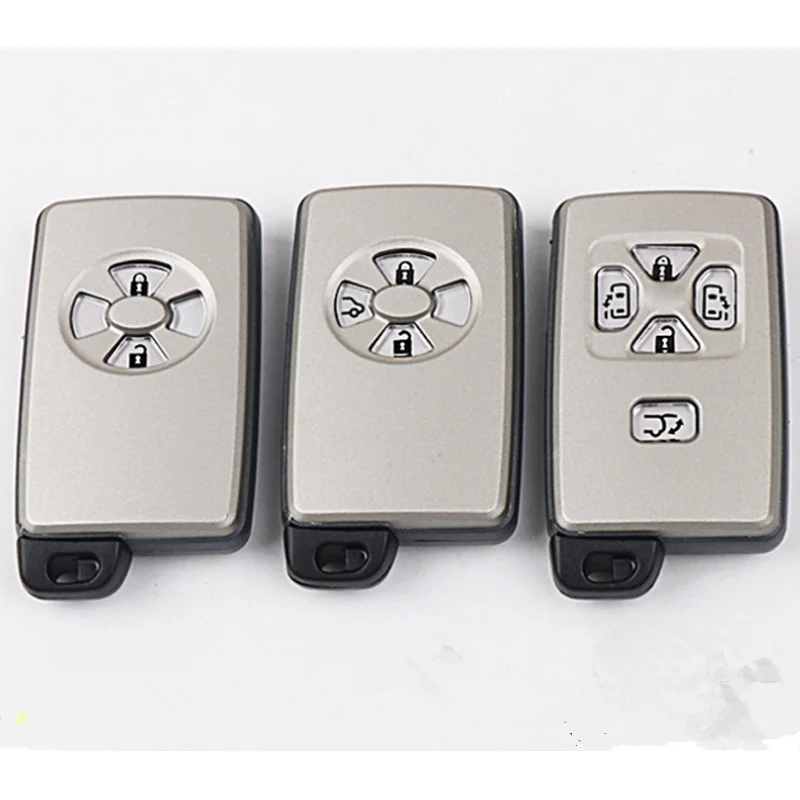

DAKATU 2/3/5 Button Smart Remote key shell For Toyota RAV4 Reiz Alphard Estima Replacement Smart Remote Card Shell case