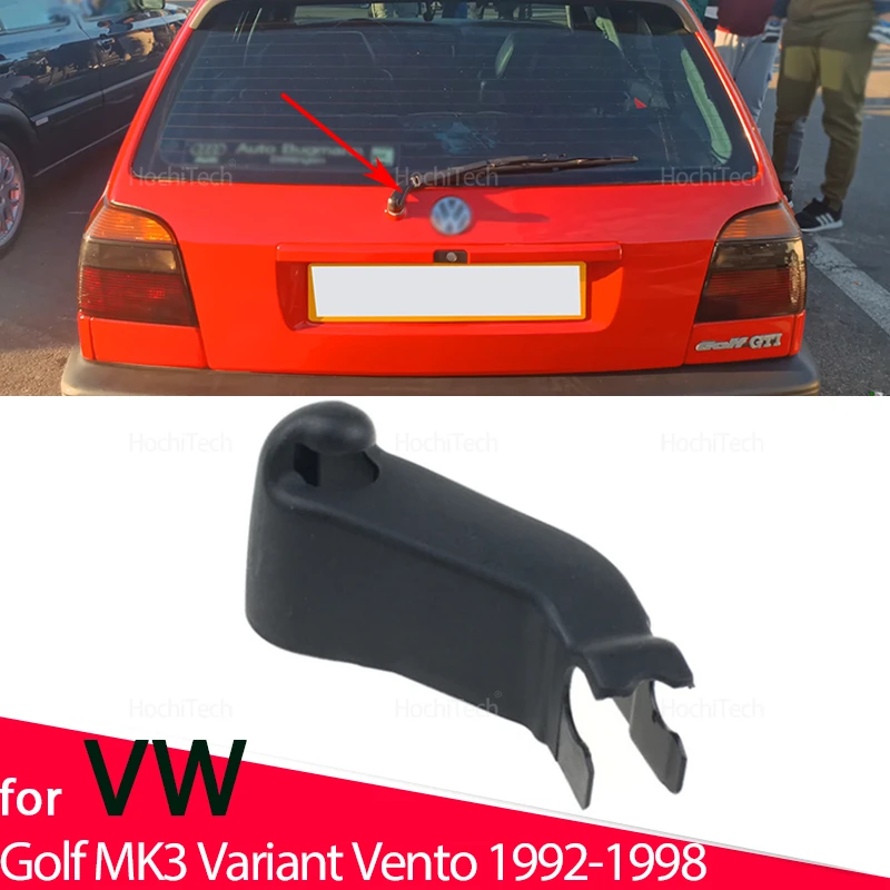 Windshield Windscreen Rear Wiper Washer Arm Blade Cover Cap Nut for Volkswagen VW Golf MK3 Variant Vento 1992-1998 1H6955435A