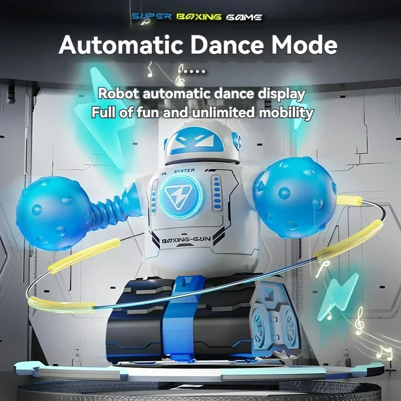 

2,4G RC Battle Robot — боксерский робот со светом и звуком, гуманоидная игрушка с дистанционным управлением для мальчиков, двойной контроллер