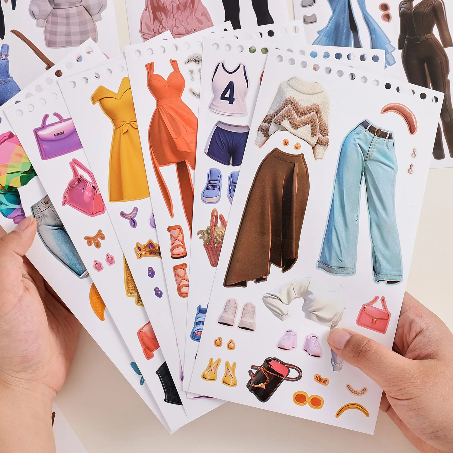 25 Sheets Dress Up Stickers for Kids, Make Your Own Fairy Princess Sticker for Kids Toddlers, Ideal Gift Birthday Preschool Chil image 6