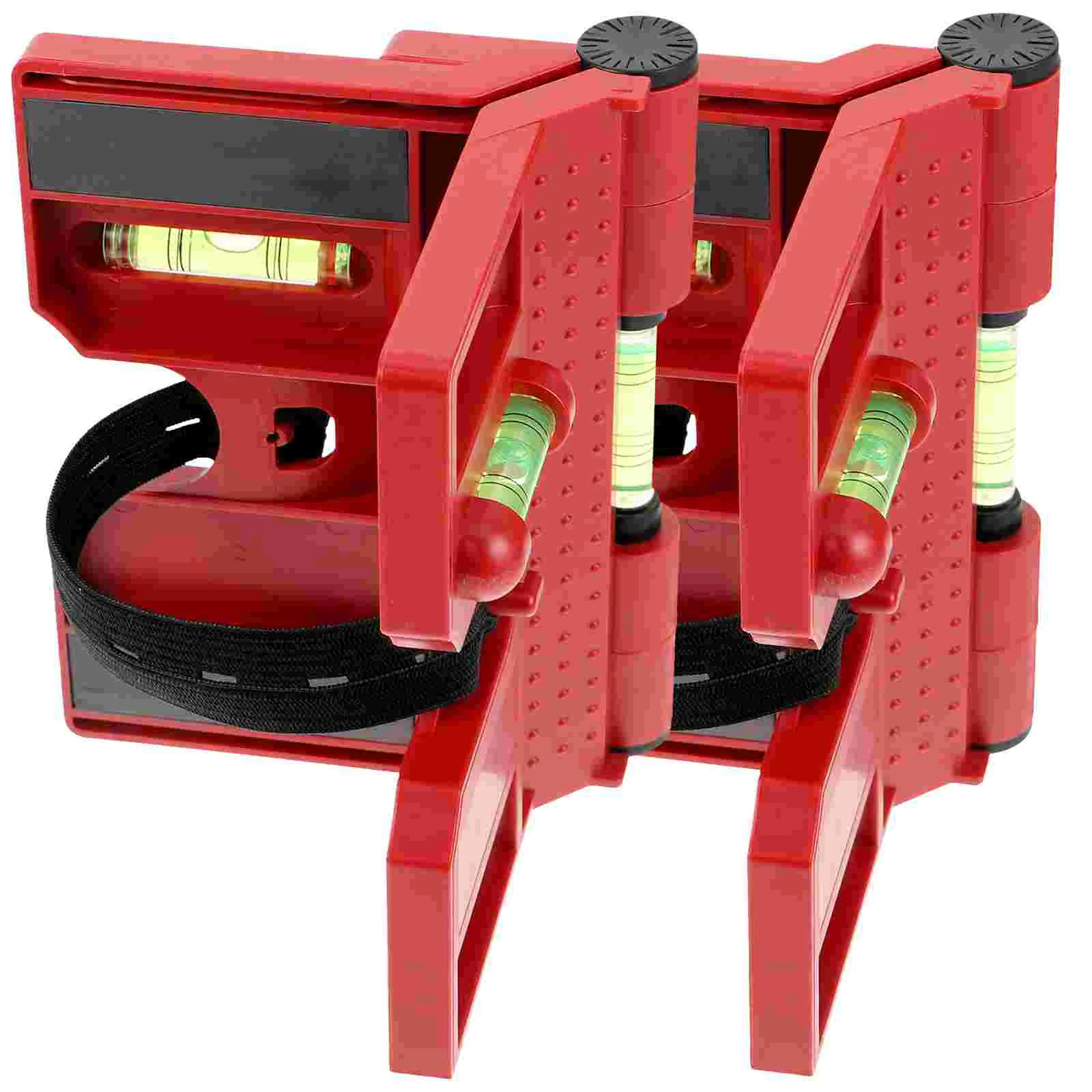 2 Pcs Large Level with Measurements Spirit Magnetic Small Foldable Angle Gauge Bubble Red FoldableAngle