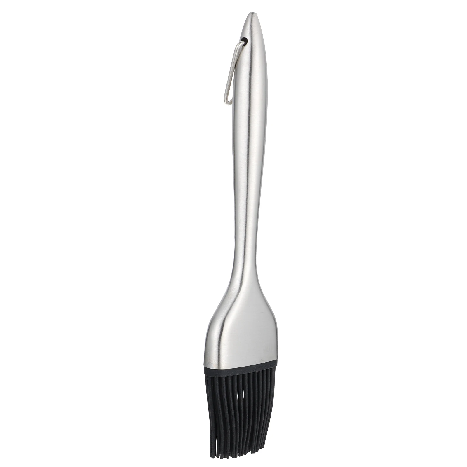 

Stainless Steel Silicone Oil Brush Durable Heat Resistant Kitchen Tool Silicone Oil Brush for Barbecue Parties