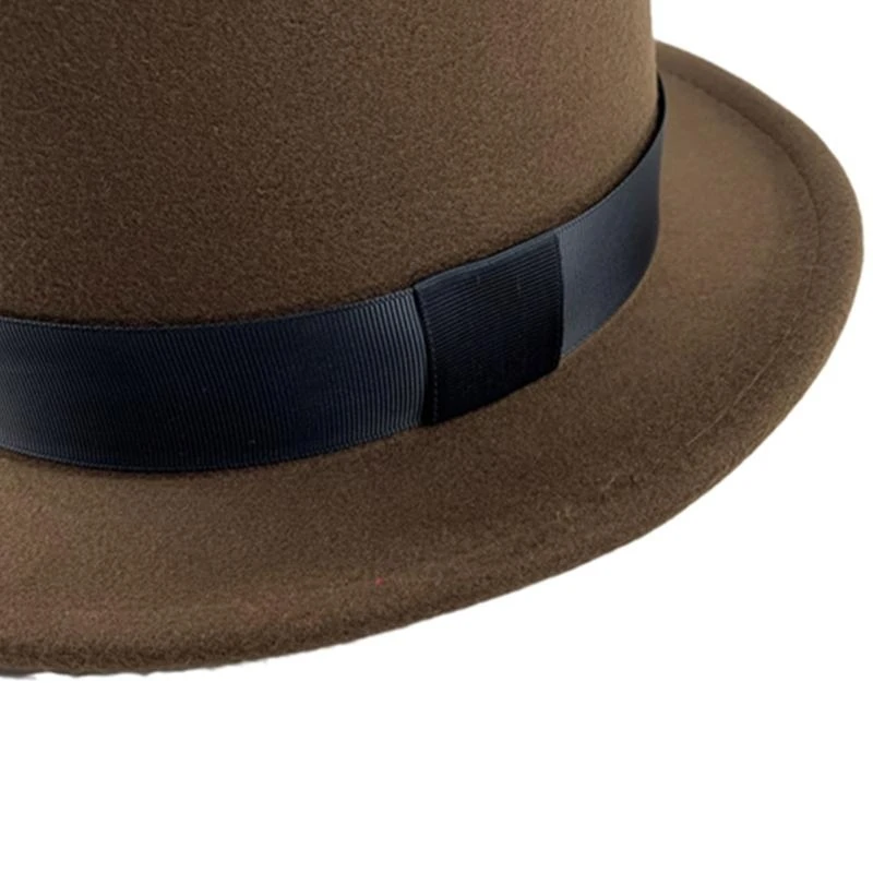 قبعة R1WE التأثيرية الساحرة، قبعة ساحرة من اللباد، إكسسوار للمراهقين البالغين #5