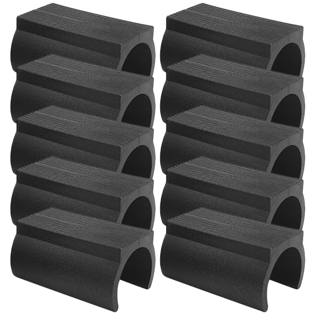 10 Pcs Floor Mat Feet Stoppers Chair Glides Furniture Tips Caps Clip Covers Protective