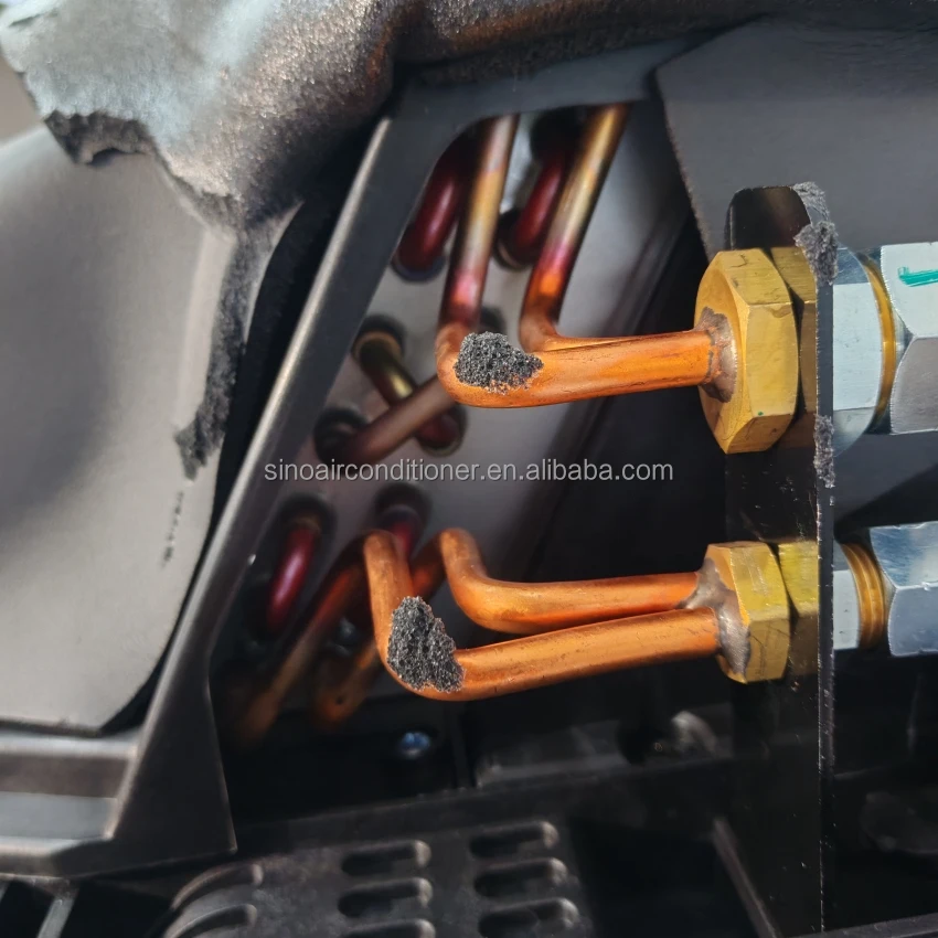 سقف كهربائي مثبت على التيار المتناوب 12 فولت RV على السطح العربة 12 فولت تكييف الهواء 24 فولت شاحنة وقوف السيارات مكيف الهواء #3