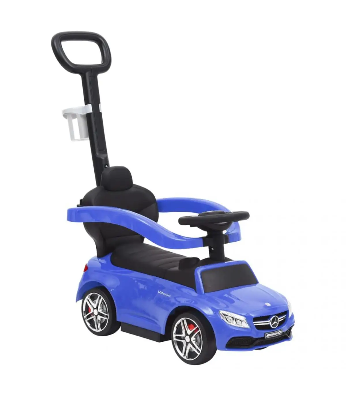 Pedals vehicles push car for kids Mercedes Benz C63 Blue