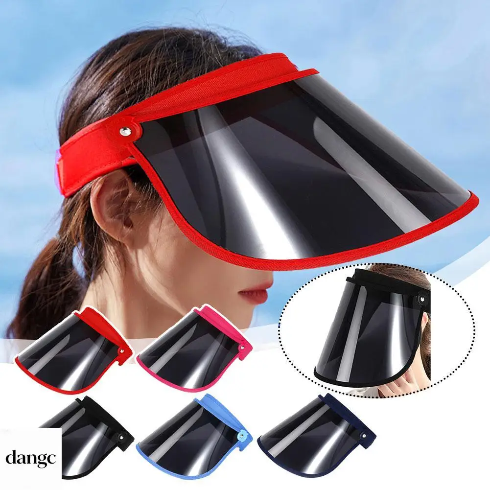Anti UV Foldable Visor Sun Hat For Men Women Outdoor Sport Solar Protection Face Cover Shield Summer Sunshade Cap Set Kit